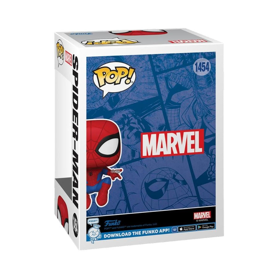 Marvel Comics - Spiderman w/Webshooters Pop! RS Vinyl Figure