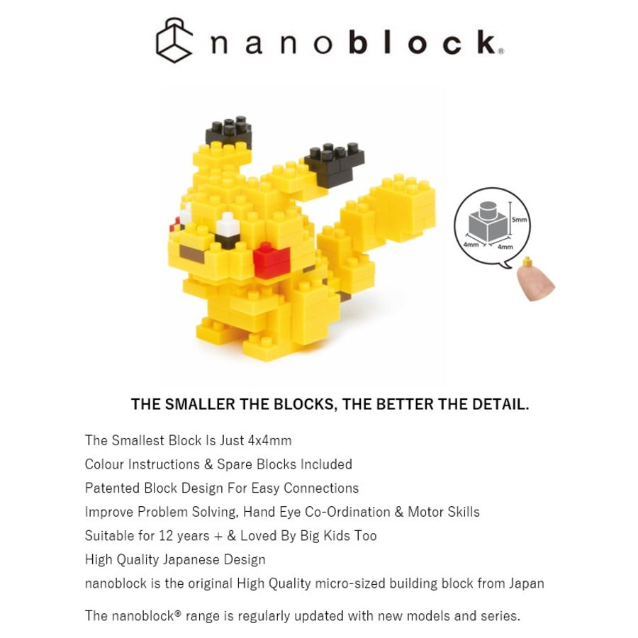 Pokémon nanoblock - Pikachu Brick Figure set