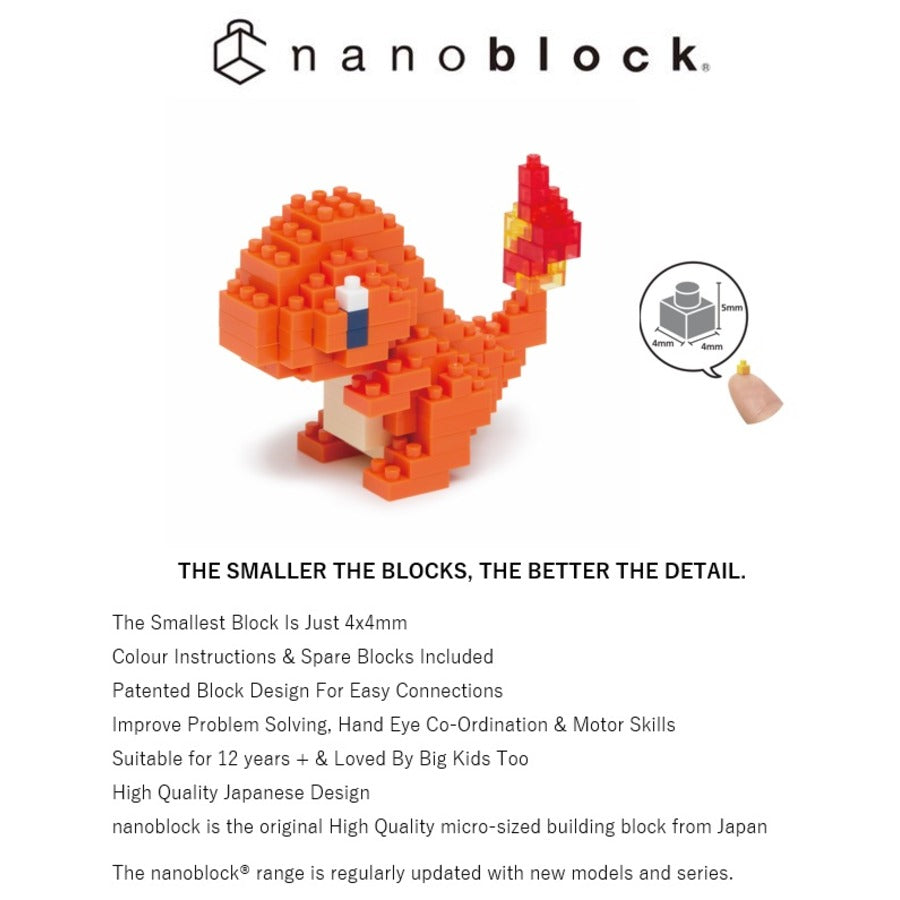Pokémon nanoblock - Charmander Brick Figure set