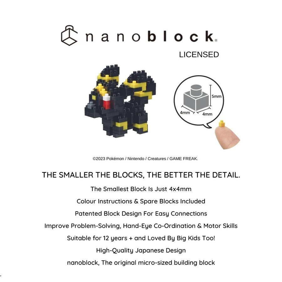 Pokémon nanoblock - Umbreon Brick Figure set