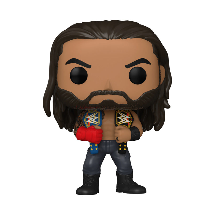WWE - Roman Reigns w/Belts Pop! Vinyl Figure
