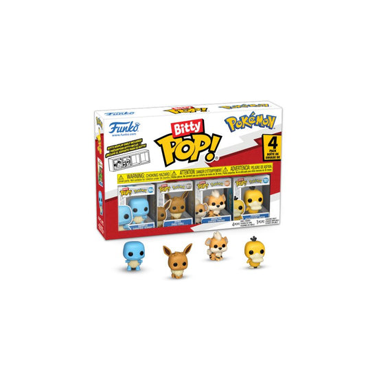 Pokemon - Squirtle Bitty Pop! 4 Pack Figures