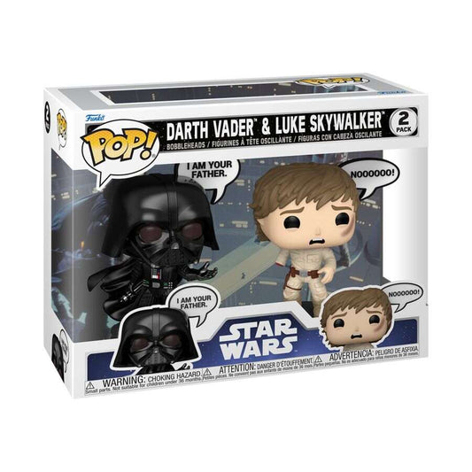 Star Wars - Darth Vader & Luke Pop! Sayings 2PK Vinyl Figure