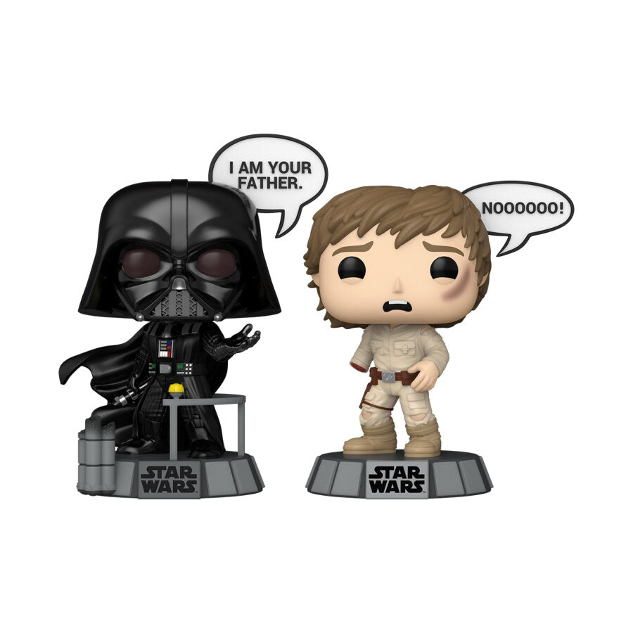 Star Wars - Darth Vader & Luke Pop! Sayings 2PK Vinyl Figure