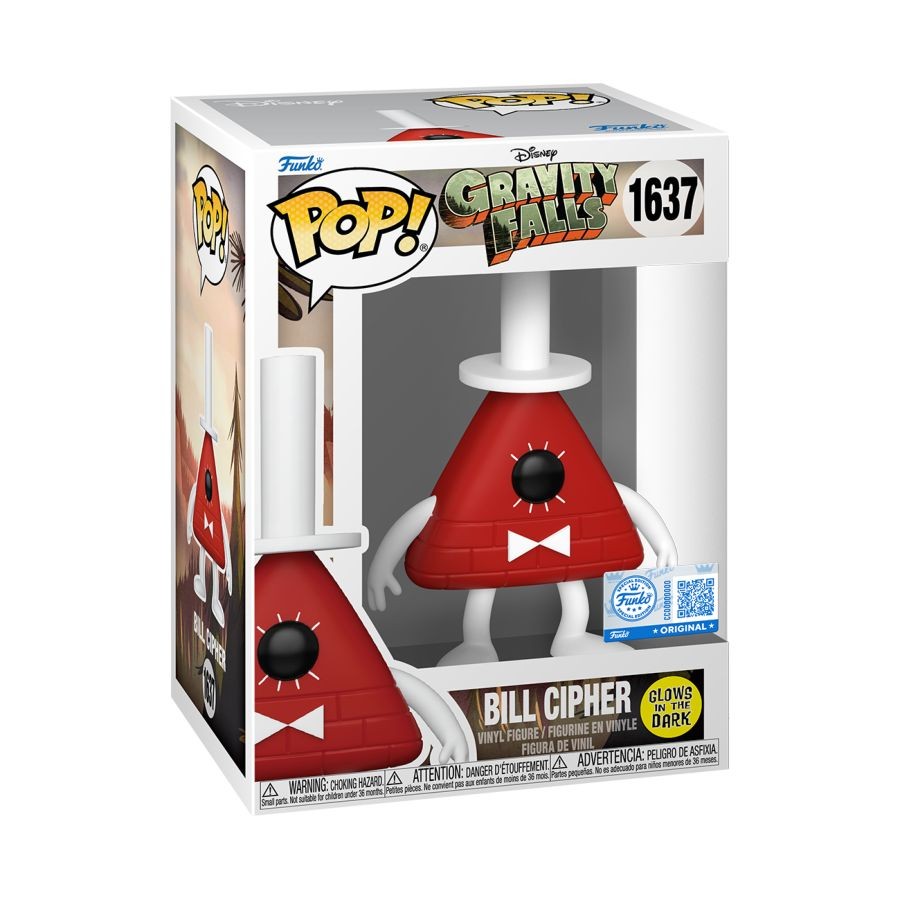 Gravity Falls - Bill US Exclusive Glow Pop! Vinyl Vinyl Figure
